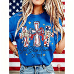Vintage USA 250th Anniversary God Bless America Washed Tee