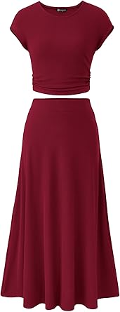 Women's 2026 Summer&Spring Two Piece Skirt Set