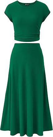 Women's 2026 Summer&Spring Two Piece Skirt Set
