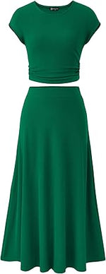 Women's 2026 Summer&Spring Two Piece Skirt Set