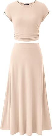 Women's 2026 Summer&Spring Two Piece Skirt Set