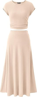 Women's 2026 Summer&Spring Two Piece Skirt Set