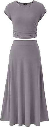Women's 2026 Summer&Spring Two Piece Skirt Set