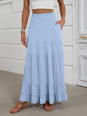 Women's Mock-Neck Matching Set: Effortless Wrinkle-Free Knit Midi Skirt Outfit