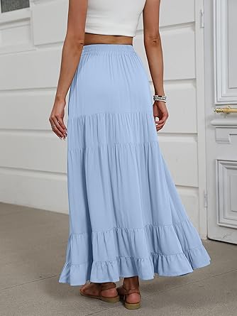 Women's Mock-Neck Matching Set: Effortless Wrinkle-Free Knit Midi Skirt Outfit