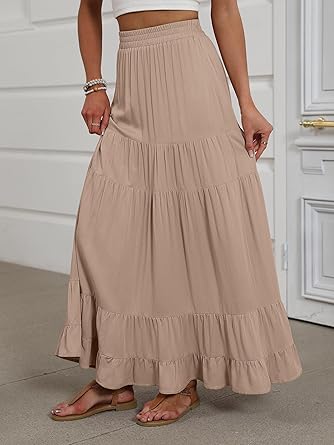 Women's Mock-Neck Matching Set: Effortless Wrinkle-Free Knit Midi Skirt Outfit