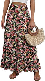 Women's Mock-Neck Matching Set: Effortless Wrinkle-Free Knit Midi Skirt Outfit