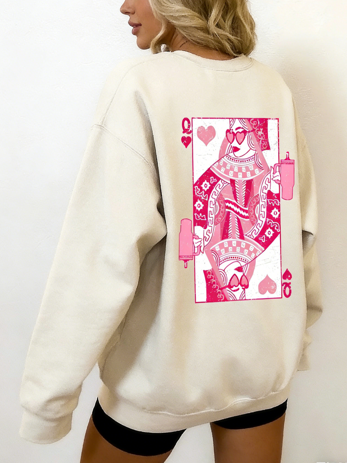 Women's Queen of Hearts Valentine's Day Sweatshirt