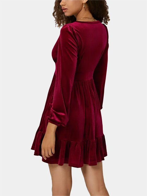 Velvet Mini Chill Party Dress