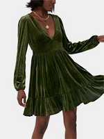 Velvet Mini Chill Party Dress