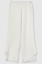 Ladies Solid Color Stretch Casual Loose Pants