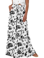 Women's Soft Floral Print Wide Leg Pants