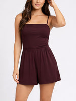 Women's Spaghetti Strap Sleeveless Romper