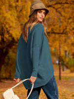 Hot Sale Oversized Dolman Sleeve Knitted Pullover