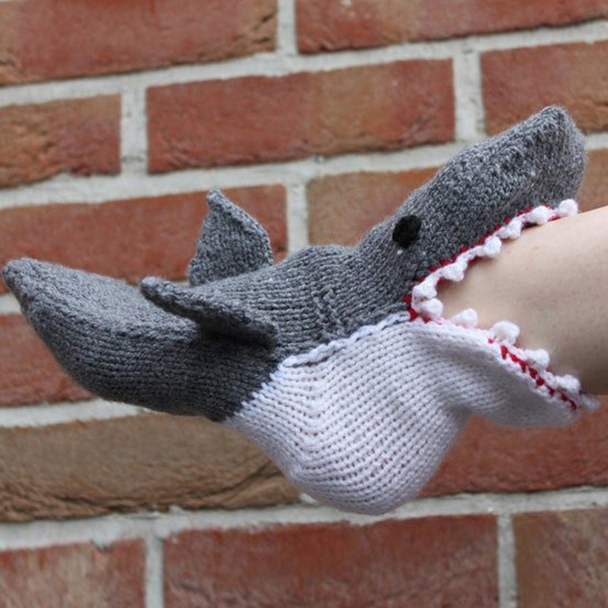 Knit Crocodile Socks