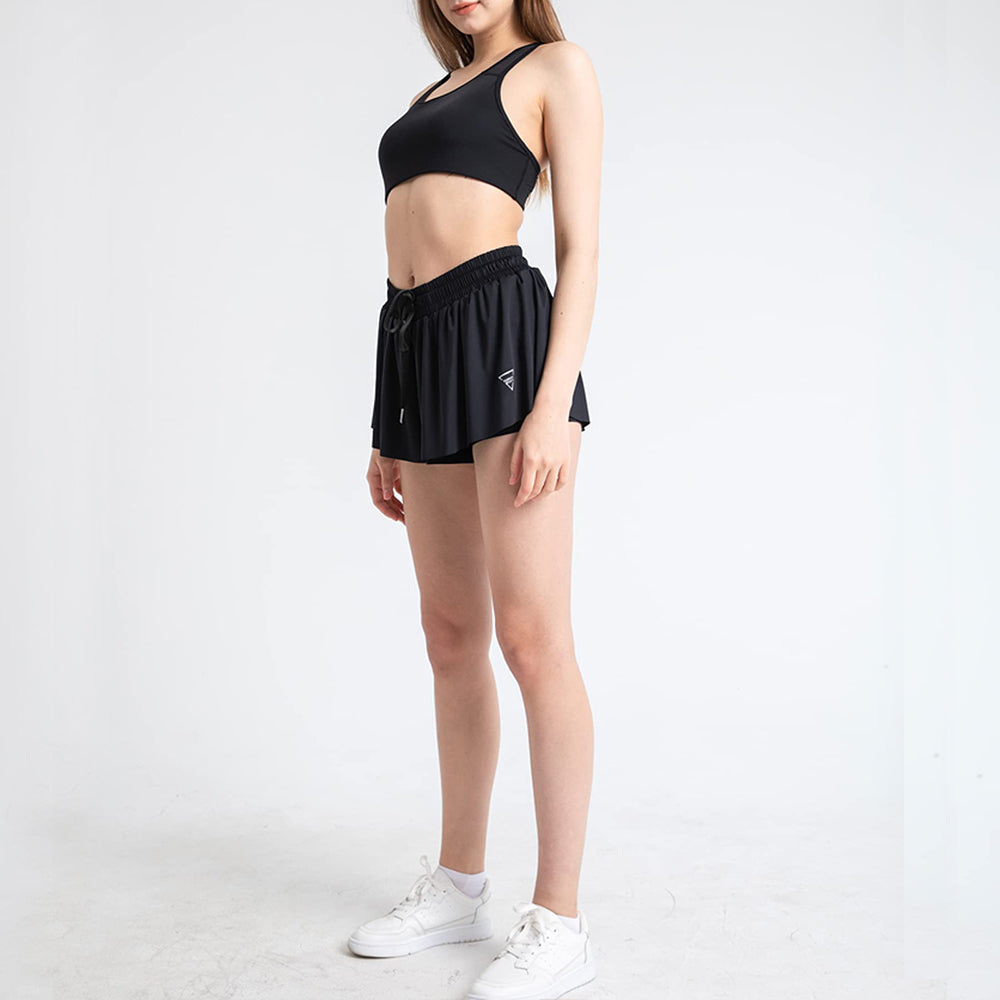 2 in 1 Tennis Shorts Large Size