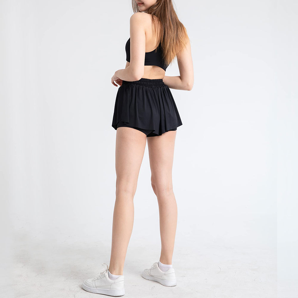 2 in 1 Tennis Shorts Large Size