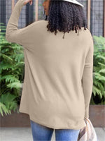 NewLong Sleeve Thumbhole Sweater Pocket Tunic