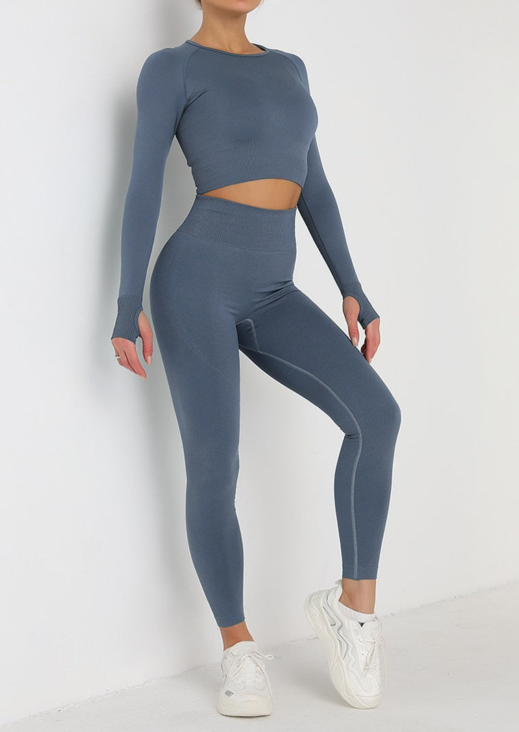 Yoga Workout Bundle Top+Legging Set