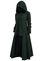Hooded High Low Drop Shoulder Longline Sweater