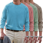 Men's Cotton Casual Crew Neck Tops