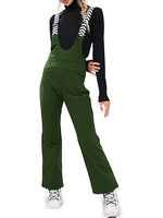 Women's Insulated Waterproof Windproof Snow Bib Overalls