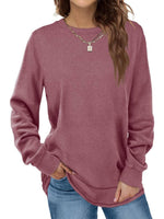 Women's Crewneck Long Sleeve Tunic Tops