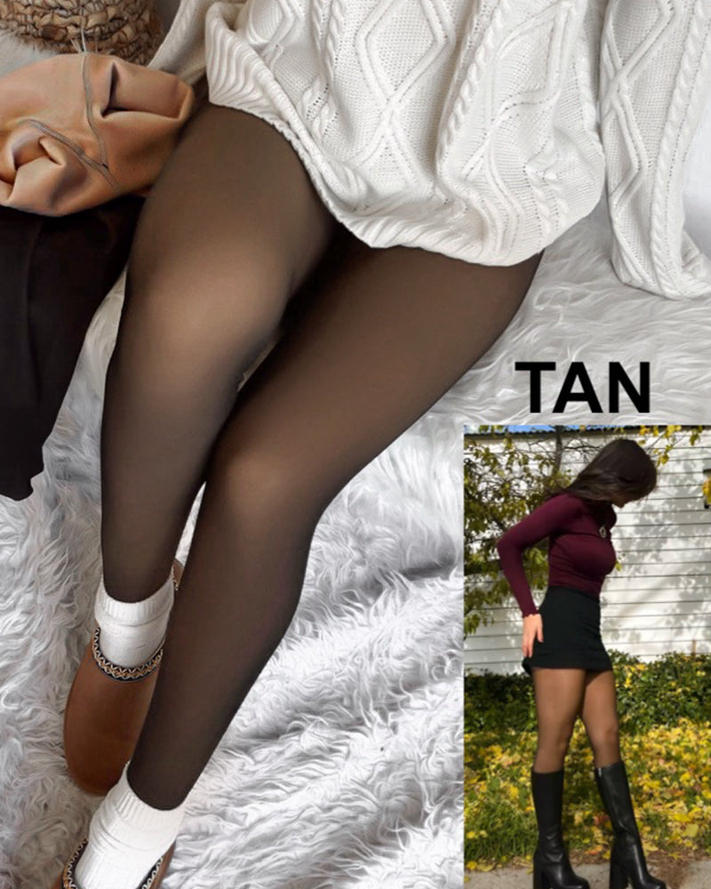 Women's Translucent Fleece Lined Tights (Buy 3 Free Shipping)