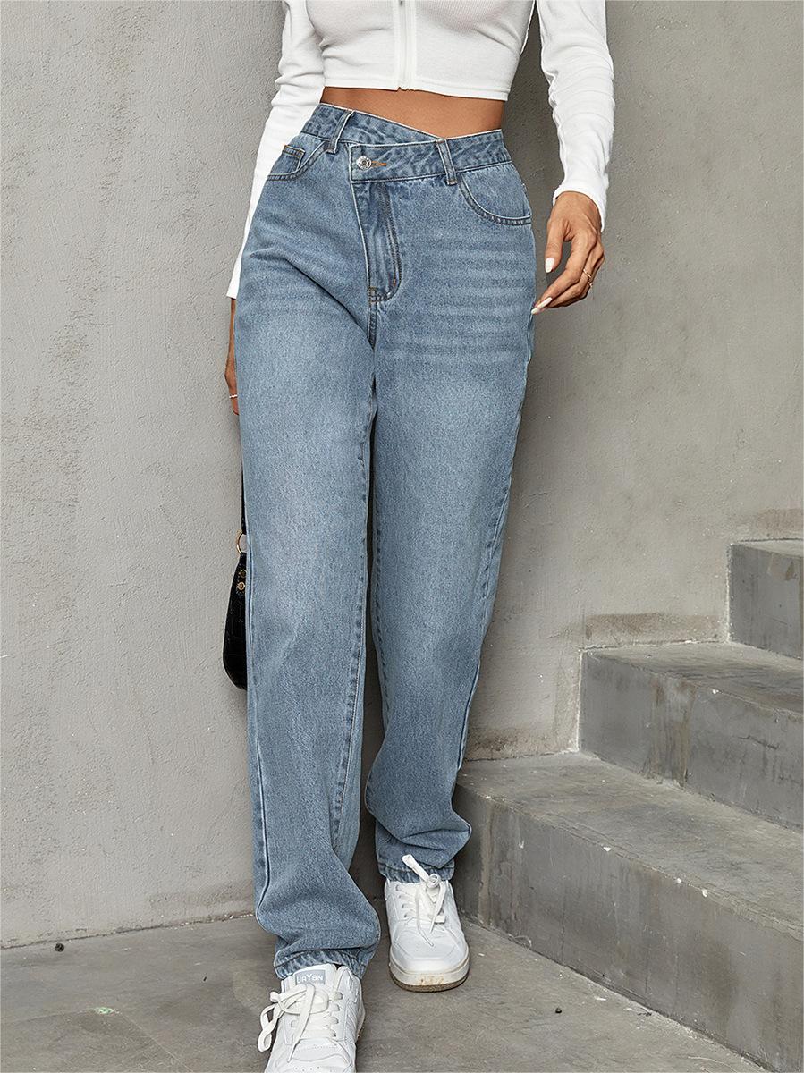 Trendy Straight Loose Jeans