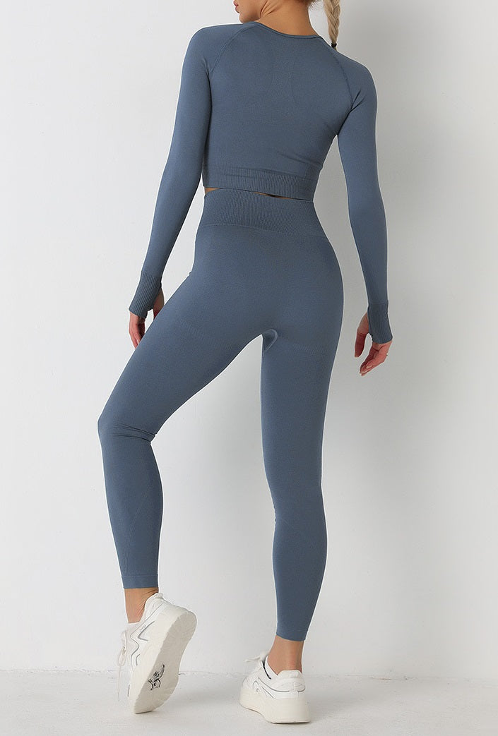 Yoga Workout Bundle Top+Legging Set