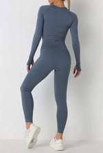 Yoga Workout Bundle Top+Legging Set