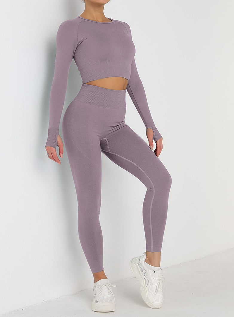 Yoga Workout Bundle Top+Legging Set