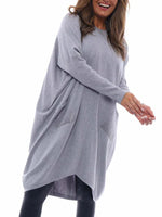 New Sparkle Pocket Jumper Dress