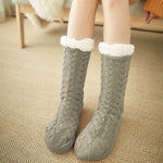 New Winter Velvet Warm Floor Socks
