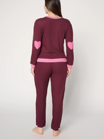 Women's Ribbed Butterknit Lounge Set