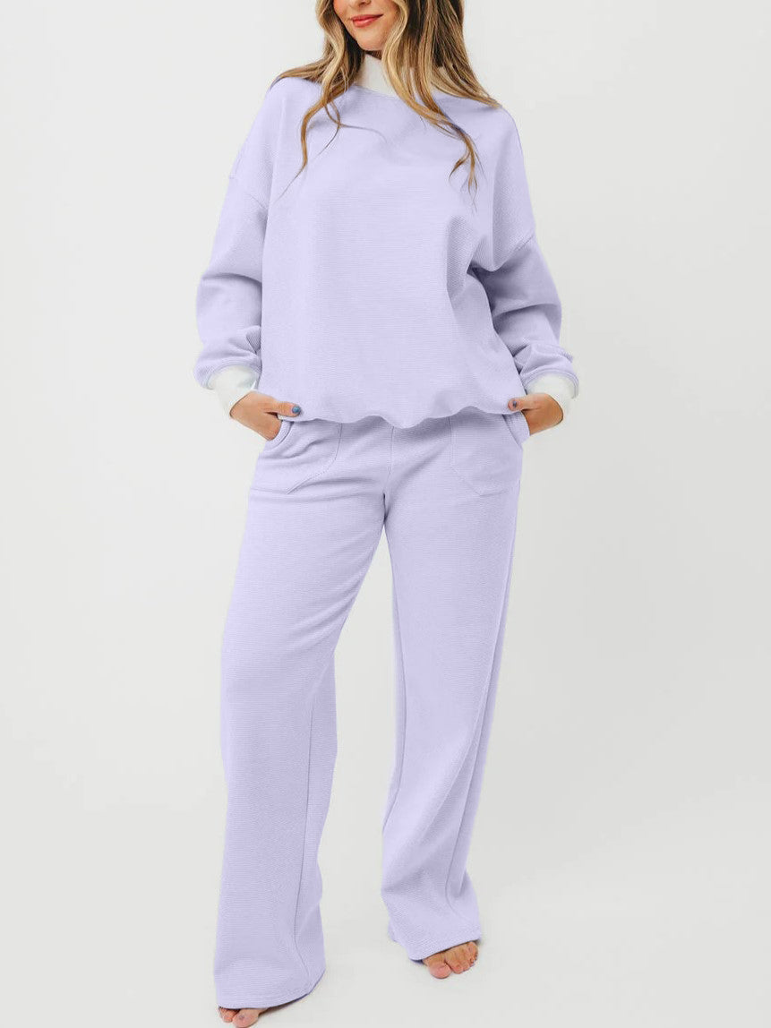 Women's Mini Striped Casual Suit
