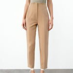 Multi-line Temperament High Waist Trousers