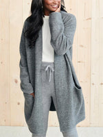 Long Patch Pocket Sweater Coatp