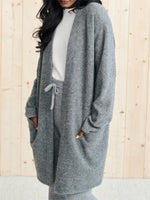New Long Patch Pocket Sweater Coat