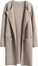 Women's Open Front Knit Cardigan