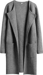 Women's Open Front Knit Cardigan