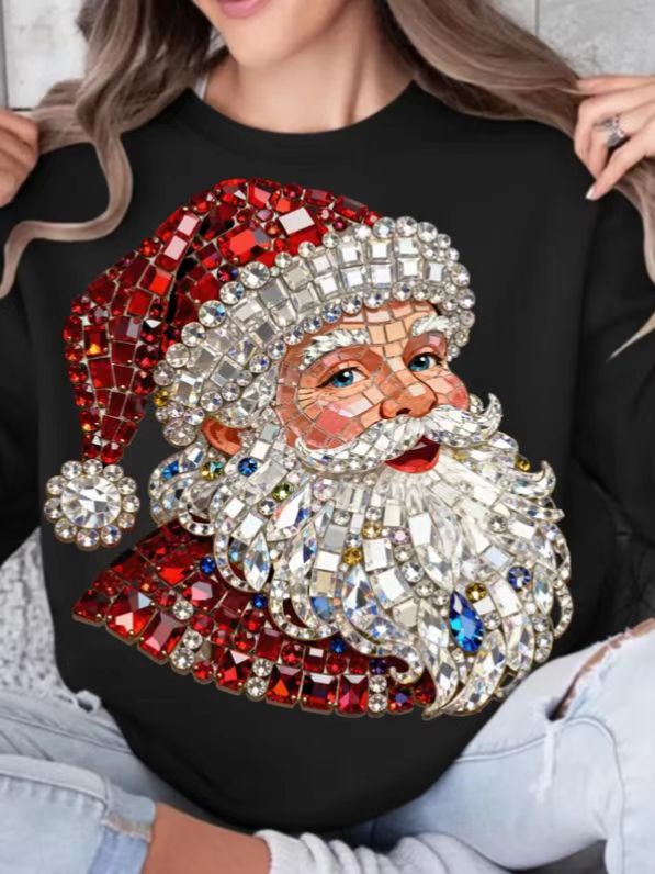 Women's Cute Santa Claus Sweatshirt