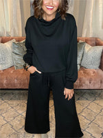 Ultra Soft Cowl Neck Lounge Set