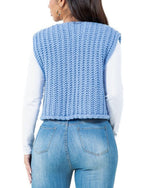 Women's Crochet Knit Sweater Vest