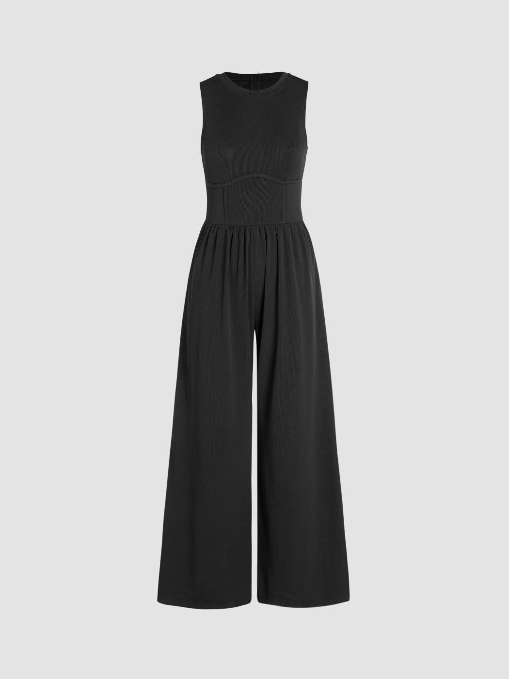 Sleeveless Tank Top Casual Jumpsuit