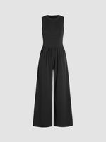 Sleeveless Tank Top Casual Jumpsuit