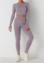 Yoga Workout Bundle Top+Legging Set