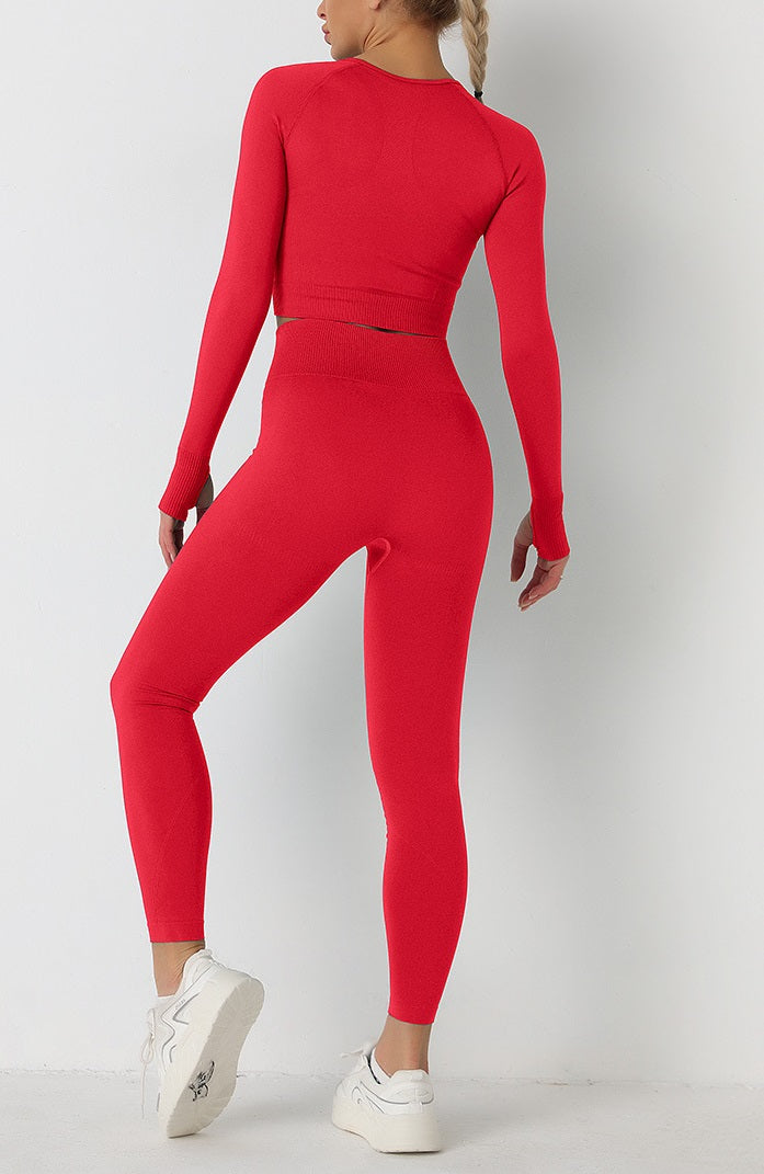 Yoga Workout Bundle Top+Legging Set