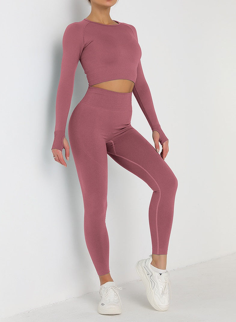 Yoga Workout Bundle Top+Legging Set