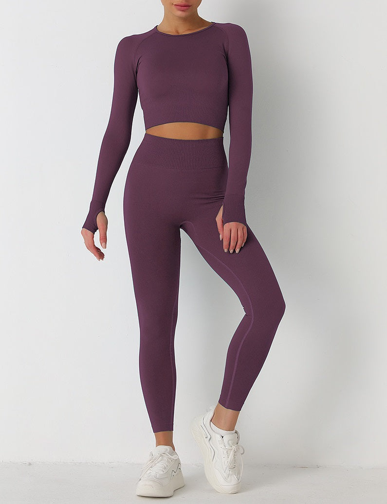 Yoga Workout Bundle Top+Legging Set